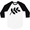 daun hitam 3/4 Sleeve Shirt