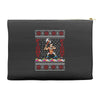 ugly sweater fight christmas t shirts Accessory Pouches