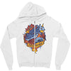 amistad digital Zipper Hoodie