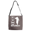eat sleep battlefield 4, funny Adjustable Strap Totes
