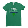 biceps &amp; broccoli! Ladies Fitted T-Shirt