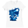 night sky projector Ladies Fitted T-Shirt