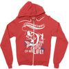 the best catch of his life! Zipper Hoodie