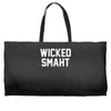 wicked smaht funny Weekender Totes