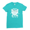 sloth's gym Ladies Fitted T-Shirt