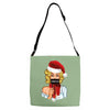 pop art christmas Adjustable Strap Totes
