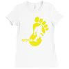 bigfoot gone Ladies Fitted T-Shirt