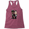 pulp fiction caricature ideal birthday gift present Racerback Tank
