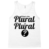 what's the plural of plural Tank Top