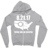 total solar eclipse 2017 Zipper Hoodie