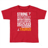 Strong Independent Motivated Taurus Toddler T-shirt