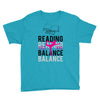 Reading Yoga Wine Balance Youth Tee