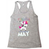 UNICORN ARE BORN IN MAY Racerback Tank