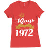 kings are born in 1972 Ladies Fitted T-Shirt