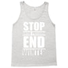 stop snow pression end winter funny Tank Top