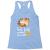 but first pumpkin space latte Racerback Tank