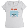jason jaws Women's Triblend Scoop T-shirt