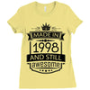 Made In 1998 And Still Awesome Ladies Fitted T-Shirt