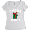 gangsta wrapper Women's Triblend Scoop T-shirt