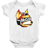 halftone fox (regular) Baby Onesie