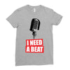 i need a beat Ladies Fitted T-Shirt