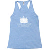 i only get blown on birthdays Racerback Tank