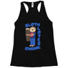 sloth loves chunk Racerback Tank