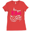 are you kitten me Ladies Fitted T-Shirt