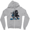 alien eats alien Zipper Hoodie