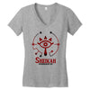 Zelda Glowing Sheikah Eye Women's V-Neck T-Shirt
