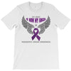 my hero is now my angel pancreatic cancer awareness T-Shirt