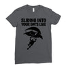 sliding into your dm's like Ladies Fitted T-Shirt