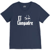 el compadre   the godfather in spanish espanol movie symbol mexcian te V-Neck Tee