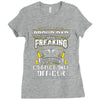 proud dad freaking Ladies Fitted T-Shirt