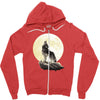 howl at the moon Zipper Hoodie