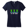 definitely in my zone Women's V-Neck T-Shirt