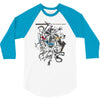 ninja aliens 3/4 Sleeve Shirt
