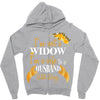i'm not a widow i'm a wife to a husband with wings Zipper Hoodie
