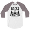 Happy Camper 3/4 Sleeve Shirt