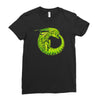 alien ouroboros Ladies Fitted T-Shirt