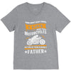 Motorcycles Father V-Neck Tee