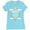 I Am A Gemini Ladies Fitted T-Shirt