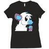 arctic fox adopt Ladies Fitted T-Shirt