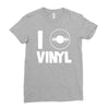i love vinyl Ladies Fitted T-Shirt