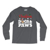 christmas dogs and paws Long Sleeve Shirts