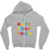 i hate your child Zipper Hoodie