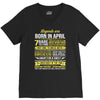 Legends Are Born In April V-Neck Tee