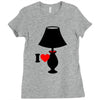 i love lamp Ladies Fitted T-Shirt