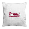 rare bear race 77 reno air racer decal air racing unlimited Throw Pillow