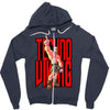 techno viking ideal birthday present or gift Zipper Hoodie